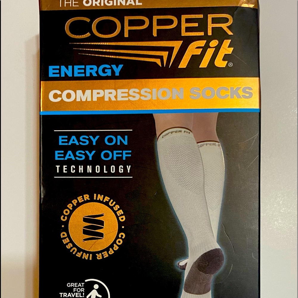 NWT Men’s Tall Copperfit Compression Socks